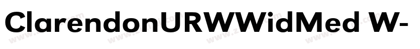 ClarendonURWWidMed W字体转换 ClarendonURWWidMed W字体转换